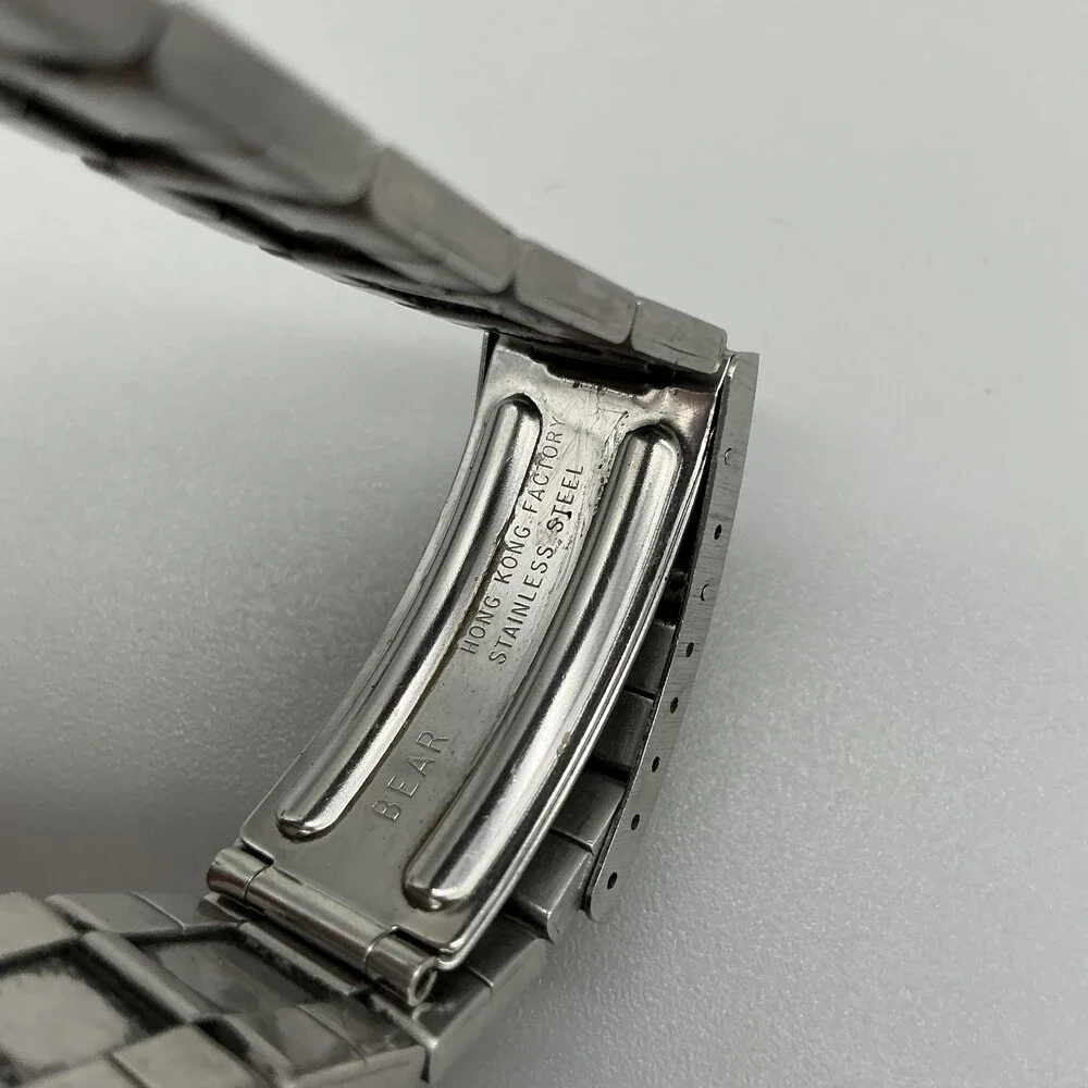 Vintage Sears Phasar 2000 Mens Watch 36mm Digital Stainless New Battery 6.25